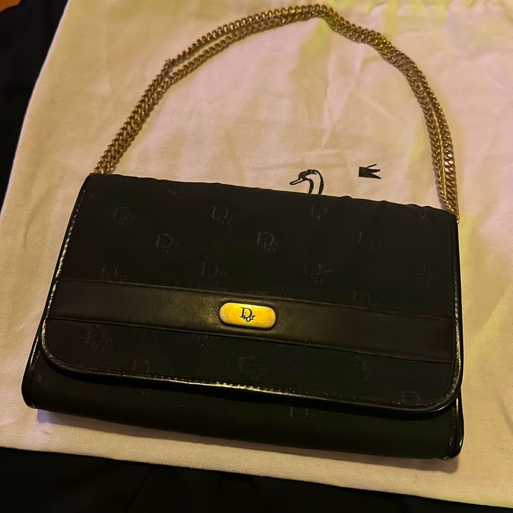 DIOR MONOGRAM SHOULDER BAG